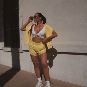 Salt project Yellow Women’s Athletic Shorts